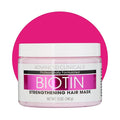 Advanced Clinicals Biotin Hair Treatment Anti-Breakage Repair Hair Mask. Strengthen Broken, Color-Treated Hair W/Repairing Deep Conditioner Manuka Honey & Caffeine, Hydrating Mask Restores Weak Hair