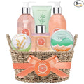 Bath and Body Gift Basket for Women, Bath Baskets for Women Gift Relaxation, Spa Gift Basket With Bath Bombs, Bath Salts, Shower Gel, Birthday Gifts for Her, Mother's Day Home Spa Relaxation Kit