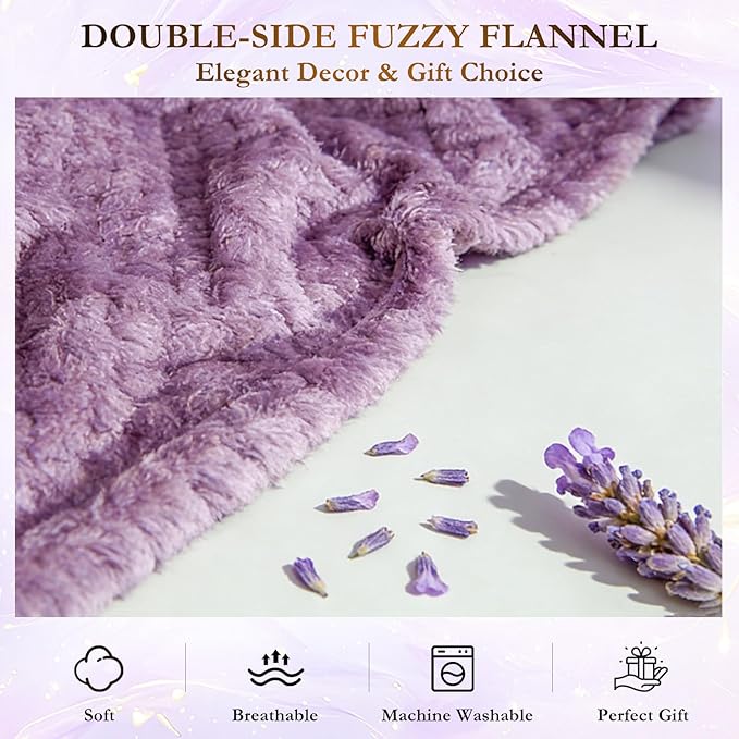 Self Care Gifts Baskets Women, 16PCS Get Well Soon Gift Box Relaxing Spa Set Care Package for Birthday, Valentines Day, Mothers Day, Christmas Gifts for Mom Girlfriend Sister Wife Grandma (Purple)