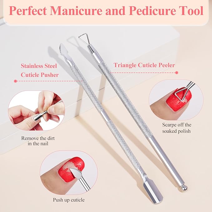 LIONVISON Acetone Nail Soaking Bowl: Soak Off Gel Polish Nail Remover Kit - Acetone Bowl for Nails Dip Powder Removal - Manicure Nail Soak Off Bowl for Nail Art