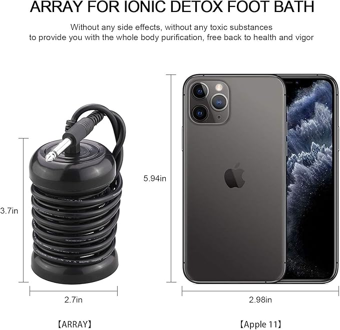 LeCuag 4 Pack Foot Detox Arrays - Super Replacement Ion Arrays for Ionic Foot Bath Machine, Portable for SPA Cleanse Machine