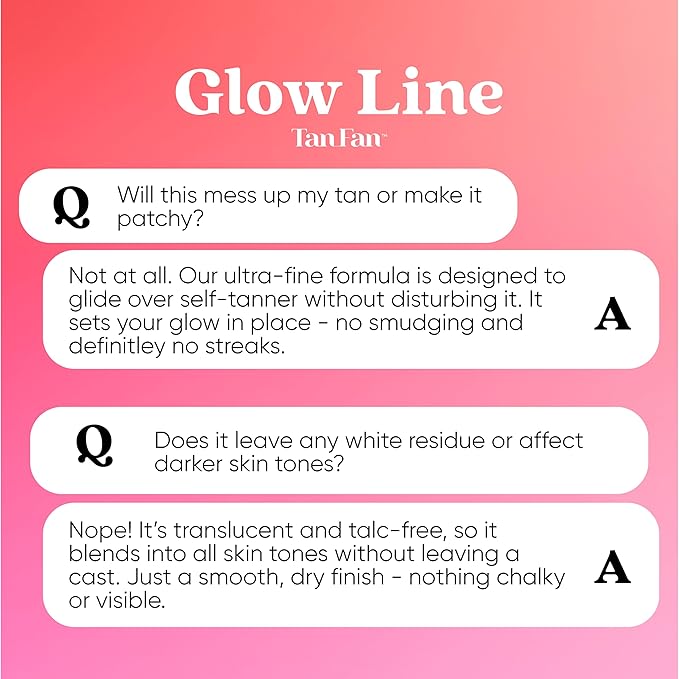 Tan Fan Self Tan Drying Powder - Stops Sticky Feeling After Sunless Tanner - 100% Vegan Talc-Free Translucent Loose Setting Powder In Shaker Bottle For Smooth Silky Skin - USA Made (SINGLE)