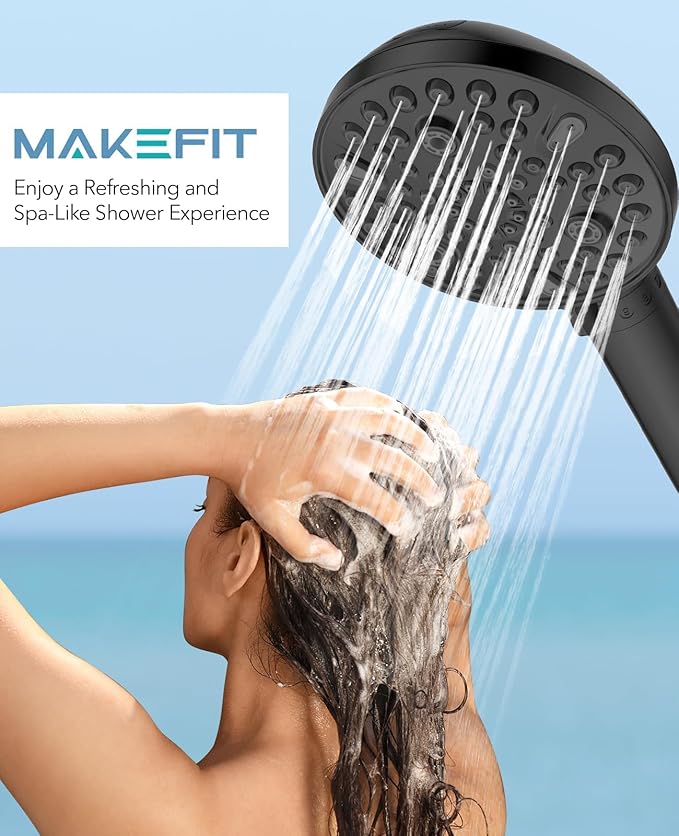 MakeFit Shower Head Filter Replacement Cartridge for SSJ781/DSSJ781/ DSSJ781-01/DSS1581 MakeFit Filtered Handheld Shower Head (2-PACK)