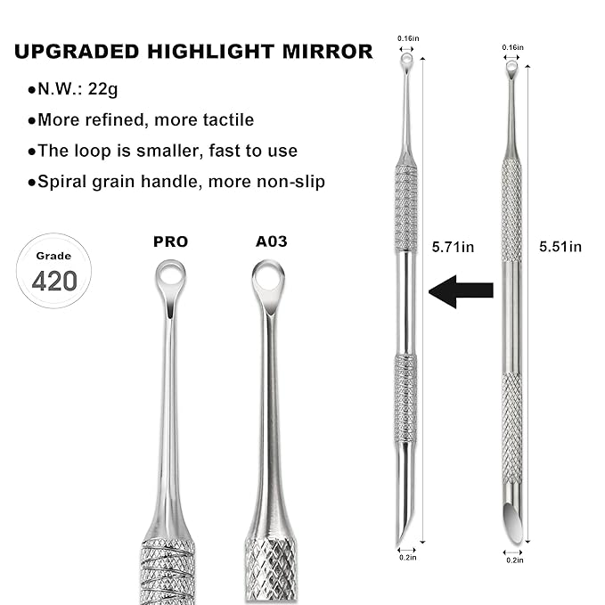 Pre-treatment Cuticle Pusher, Russian Prep Nail Pushers, Dual Ended Cuticle Remover with 100/180 Grit Sandpaper Sheets, Nail Care for Manicure Pedicure Nail Art