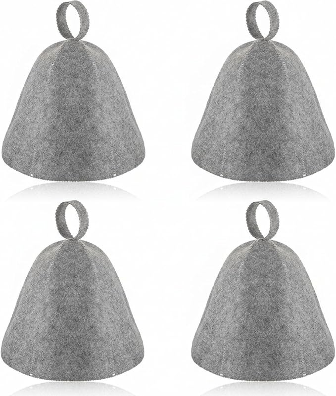 JaGely Sauna Hat for Men Women Sauna Hat Vaporarium Cap Russian Banya Cap for Bath House Accessories