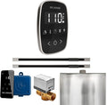 Mr Steam ButlerFlex Max Steam Shower w/TempoFlex Control and Linear Steamhead in Blk Brushed Nickel