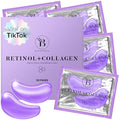 BLOOMORA Retinol & Collagen Under Eye Patches (30 Pairs) - For Dark Circles & Puffy Eyes - Eye Care Mask