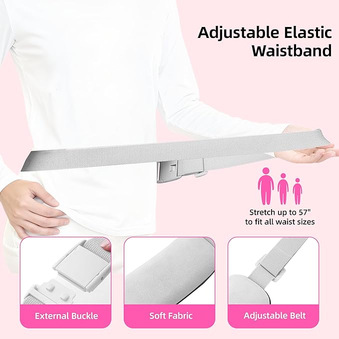 Portable Heating Pad Period Cramps: 2 Timer 6 Heat Levels 6 Vibration Modes Cordless Electric Heating Pad 3s Fast Heating Menstrual Heating Pad (Black)