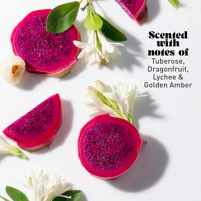 NATURE WELL Bouncy Plumping Body Oil, Fast-Absorbing Formula Designed to Support Skin Elasticity, Smoothness, & Bounce, Scented with Tuberose, Dragonfruit, Lychee & Golden Amber, 3.4 Oz