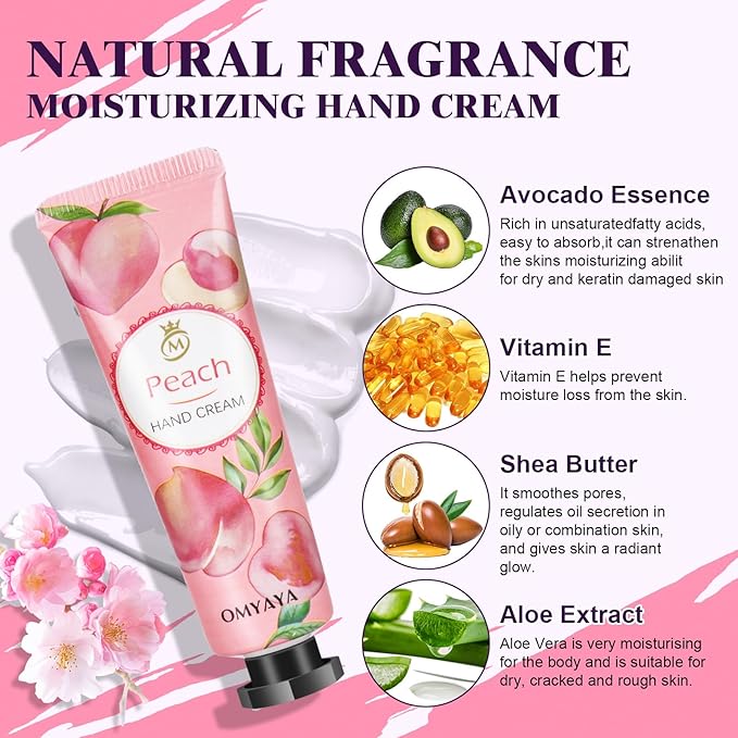 120 Pack Bulk Lotion, Teacher Appreciation Gifts, Mini Hand Cream Gift Set, Travel Size Lotion, Hand Cream for Dry Cracked Hands, Bulk Valentine's Day Gifts for Adults Women Nurse Coworkers