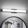 Modern Bathroom Light Fixtures,32inch Dimmable Bathroom Vanity Lights Over Mirror, 32W 3600LM LED Vanity Lights,5700K Matte Black Vanity Lighting Fixtures,ETL Certified Cool White