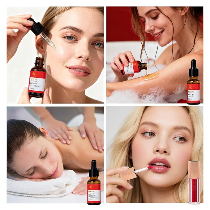 Mother's Day Gifts, Red Rose 32 Pcs Facial Skin Care Set, Bath and Body Gifts Basket for Women, Spa Set & Self-Care Kit, Face Sheet Mask, Serum, Present, Birthday, Christmas, Anniversary, Wife, Mom