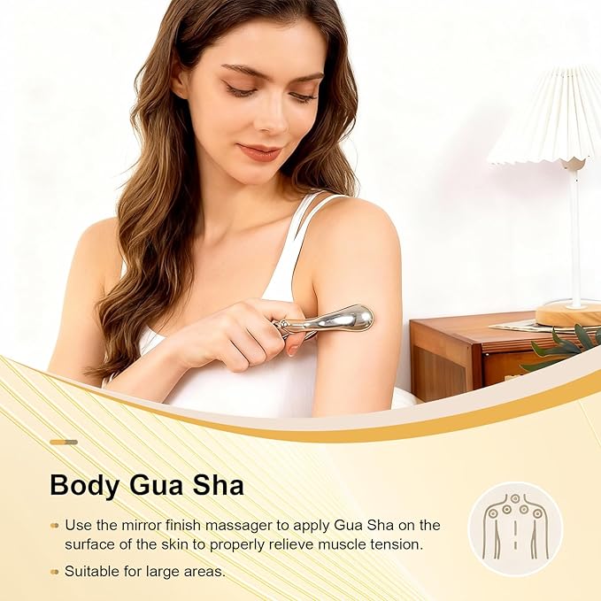 Eiito Gua Sha Trigger Point Massage Tool -Thumb Protector,Deep Tissue Massage,Muscle Scraper Tool