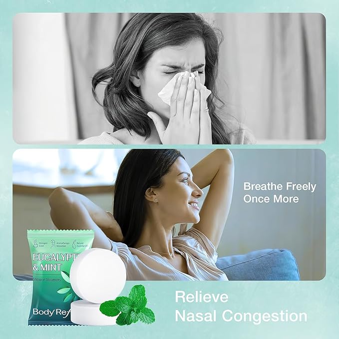 Shower Steamers Aromatherapy -18 Pack Eucalyptus Mint Shower Steamer, Eucalyptus for Shower, Mothers Day Gifts for Mom Wife Grandma, Self Care Birthday Gifts for Women - Stress Relief Relaxation