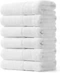 Aibaser Hand Towels-16x30inch - Lightweight and Highly Absorbent Hand Towels for Bathroom, Travel, Gym, Shower and Spa (White)