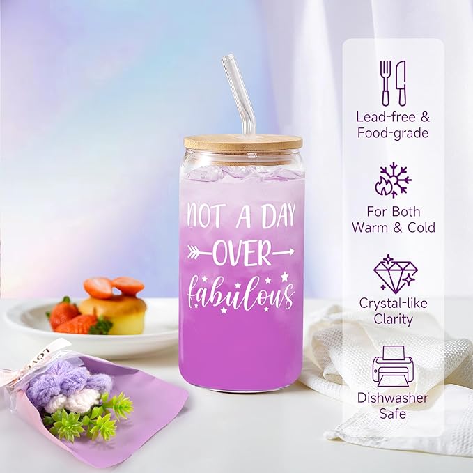 Mothers Day Gifts for Mom, Spa Baskets for Women, Birthday Gifts for Women, Lavender Gift Set, Relaxing Spa Kit Box, Bath and Body Box for Her Mom Wife Sister, Friends, Self Care Gift for Woman