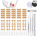 Ingrown Toenail Corrector Set with Correction Strips,Professional Ingrown Toenail Tool kit,Curved Toenails Corrector Patch,For Home Pedicure Care