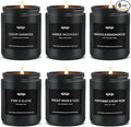 6 Pack Candles for Home Scented Aromatherapy Candles Gifts Set for Men, Men Candle Set, 42 oz 300 Hour Long Lasting Candles, Gifts for Mens, Birthday, Anniversary Present