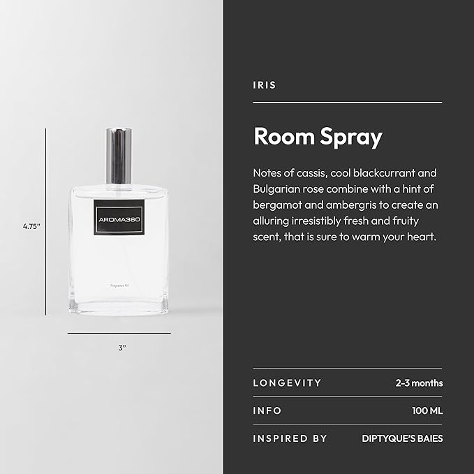 Aroma360 100ML Luxury Room Spray (Iris)
