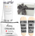 Chaos Coordinator Gifts,20 OZ Insulated Tumbler Birthday Gift for Women,Unique Idea for Teacher Appreciation Gifts,Office Gift for Coworker Boss,Thank You, Friend Christmas