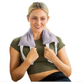 Bed Buddy Hot and Cold Neck Wrap, Grey - Microwavable Heating Pad & Cold Pack for Neck, Sore Muscles - Moist Heat Therapy Wrap