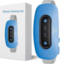 Electric Heating Pad, Portable Cordless Menstrual Heating Pad with 4 Heat Levels and 4 Massage Modes, Fast Large Heating Belly Wrap Belt (SkyBlue)
