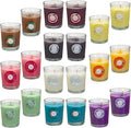 YOROXRG Scented Candles, Jasmine, Rose, Vanilla, Bergamot, fig, Lavender, Lemon, Spring,Strawberry, Rosemary, Aromatherapy Candles,Soy Wax Glass Jar Candle - 20 Pack