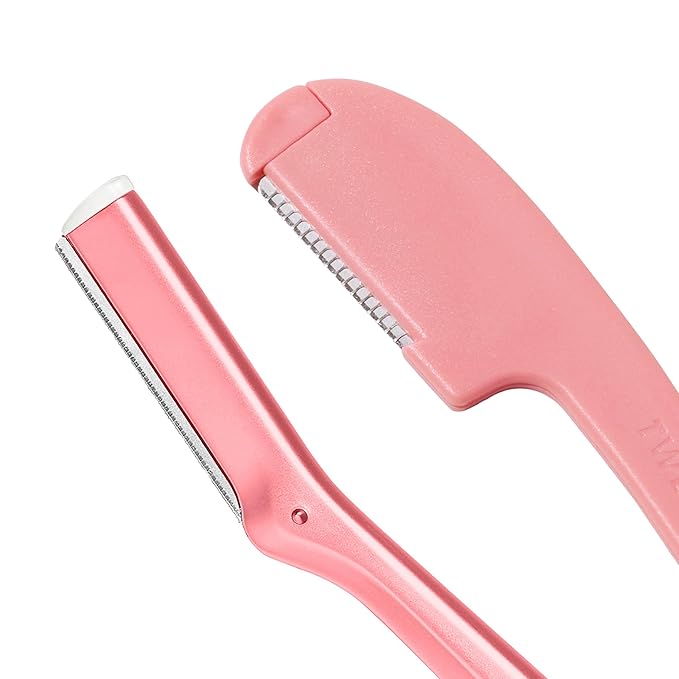 Tweezerman Tea Rose Prep and Plane Facial Razor Set