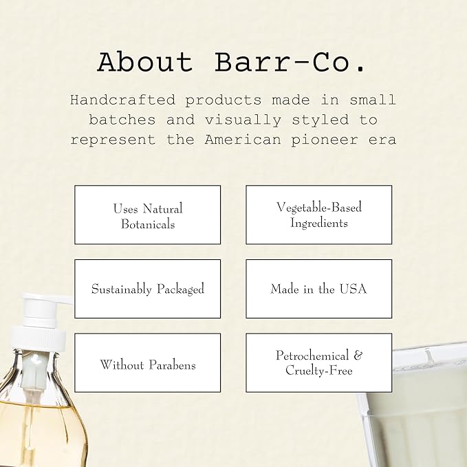 Barr-Co. Fir & Grapefruit Fine Hand Made Bath Salts, Woody & Citrus Bathing Salt, Relaxing Bath Products for Women & Men, 32 oz