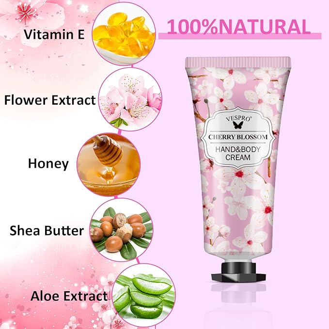 VESPRO 168 Pack Hand Cream Set for Women, Hand Lotion for Mothers Day Gifts, Bridesmaid Gifts, Thank You Gifts, Birthday Gifts, Party Favors, Hand Lotion Travel Size for Dry Cracked Hands