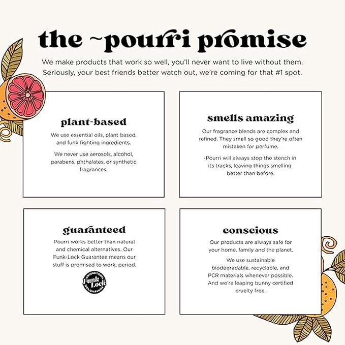 Poo-Pourri Before-You-Go Toilet Spray, Spring 2 Oz Variety Pack– Berry & Bright, Peaches & Cream, and Fir Flush