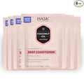 HASK COCONUT Nourishing Deep Conditioner Treatments for all hair types, color safe, gluten-free, sulfate-free, paraben-free - Pack of 6