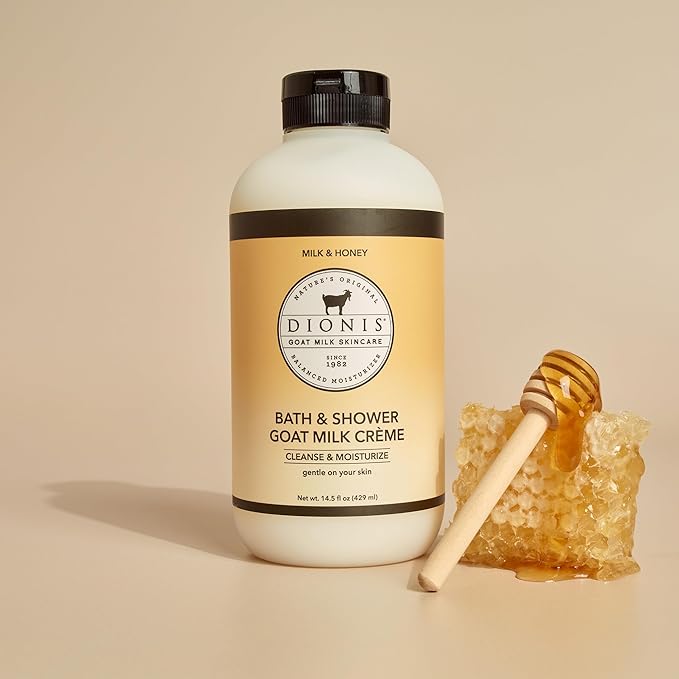 Dionis Bath & Shower Goat Milk Crème Milk & Honey 14.5oz (Pack of 1)