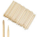 GOLD HONEY 500PCS Orange Sticks for Nails in Bags - 4.5 Inch Double Sided Orange Wood Sticks for Nails Used - Professional Manicure & Cuticle Remover - Manicure Pedicure Tool