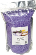 Bath Salts | 4lb Bag (64oz.) | Choose Your Scent | Epsom Salt | Sea Salt| Bathing | Body Care | Beauty | Relaxation | Spa | Pedicure | Manicure | Soak (Lilac)