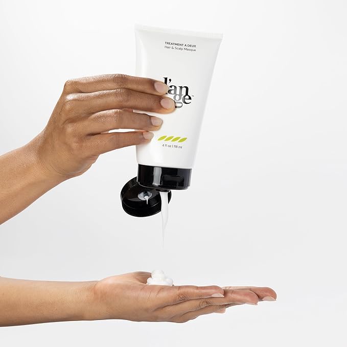 L'ANGE HAIR Treatment A Deux Hair & Scalp Masque - Scalp Treatment & Hydrating Hair Mask for Women - Nourishing Hair Masks with Tea Tree, Neem & Jojoba Oils - Balances Scalp & Increases Shine