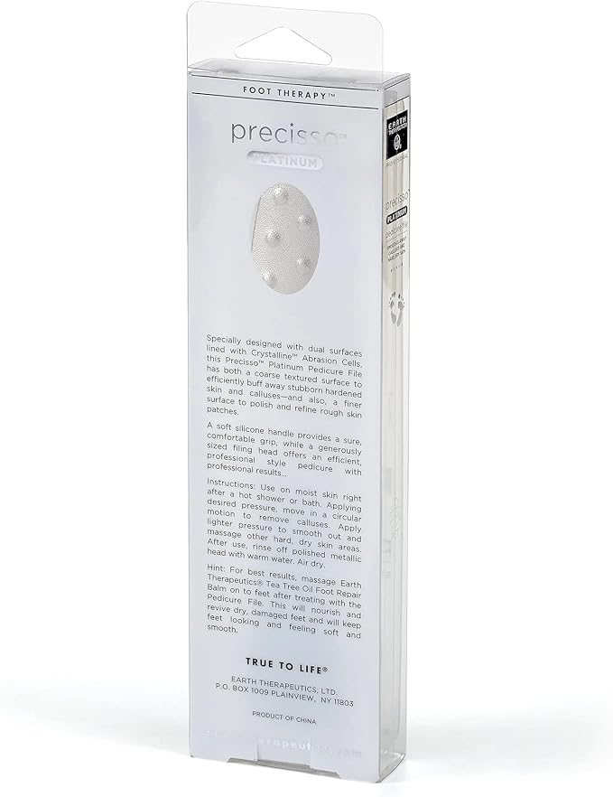 Earth Therapeutics Precisso Platinum Foot File