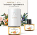Plug-in Air Freshener for Home, Waterless Essential Oil Diffuser for Bedroom and Bathroom, Non-Toxic Formula for Pets and Nursery, 120 Days Runtime, Refillable Citrus Cedar Verbena(Warm Or)