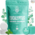 Shower Steamers Aromatherapy, Basket Set for Mothers Day Gifts for Mom, Organic Eucalyptus & Mint Essential Oil, 5-Pack Shower Bombs Birthday Gifts for Women Men, Teacher Appreciation Gifts for Wife