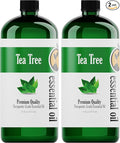 Natures-Star 2 Pack 16oz Bulk Size Tea Tree Essential Oil - (32 Ounce Total) - Therapeutic Grade Essential Oil - 16 Fl Oz Tea Tree Oil Bottles - Bulk Tea Tree Oil - Bulk Essential Oils