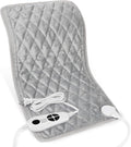 Deepsoon Heating Pad,Electric Heating Pads for Back,Neck,Moist Heating Pad for Abdomen Shoulder Knee Legs,Dry/Moist Heat&Auto Shut Off,Mother's Day Birthday for Men and Women,Weighted Gray,24x12 Inch