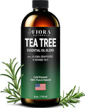 Fiora Naturals Tea Tree Essential Oil Blend, Soothing Moisturizer for Dry Scalp, Helps Hair Growth, Soothes Itchy Scalp & Fights Dandruff - Moisturizes and adds Shine - 4 fl oz