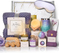 AHAGIFTREE Birthday Gifts for Women,Gift Basket for Women with Moon Lamp,11PC Self Care Gifts,Get Well Soon After Surgery,Relaxing Spa Gifts,Surgery Recovery,Sympathy