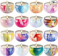 Howemon 16 Pack Scented Candles Set for Home, Relaxing Stress Relief, Aromatherapy - Natural Soy Wax and Fragrance - Gifts for Women, Mom, Best Friend, Wife, Birthday