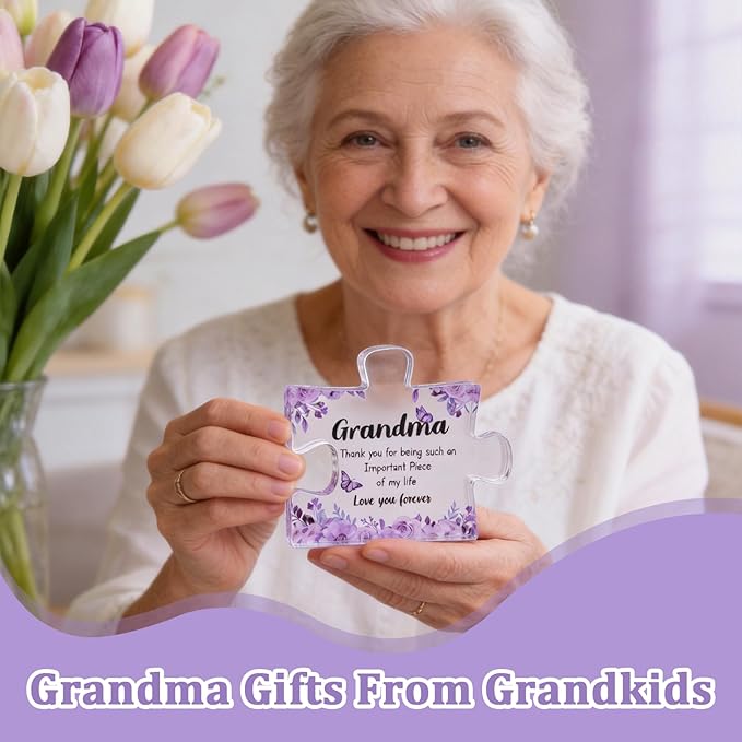 Grandma Gifts for Mothers Day, Mothers Day Grandma Gift Basket from Granddaughter Grandson Grandchildren Grandkids, Mother Days Gifts for Grandmother, Grandmother Gift for Birthday, Grandmas Presents