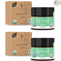 USDA Organic Lip Scrub Mint - USA Made with Natural Ingredients, Moisturizing Scrub Exfoliator for Dry Lips, Lip Sugar Scrubber Exfoliator for Smooth Lips, Small Beauty Gifts