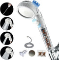 Filtered Shower Head with Handheld - High Pressure Mineral ShowerHead with Filters for Hard Water - Reduces Dry Itchy Skin, Easy Instal, 4 Modes, Water Saving, Durable, Detachable anti blocking
