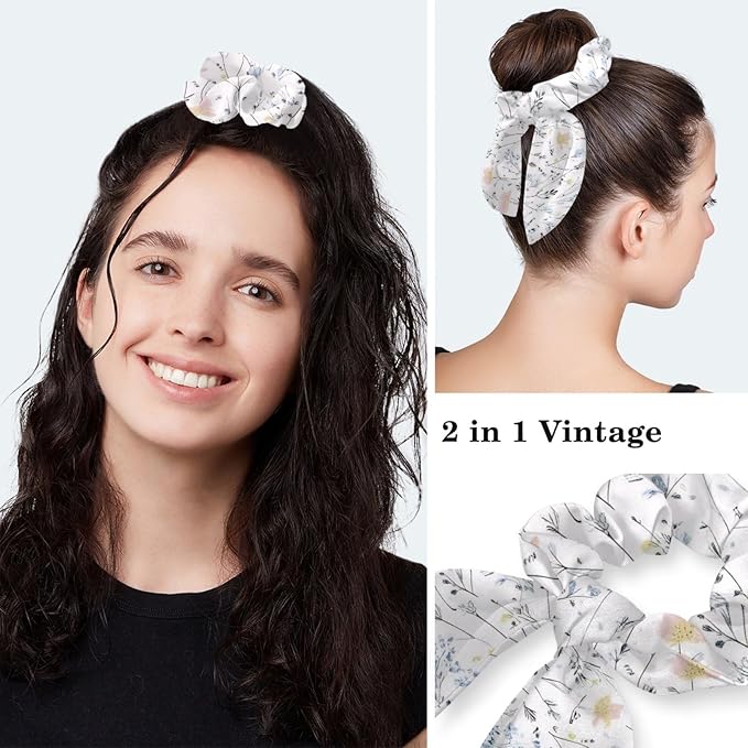Scrub Cap with Hair Scrunchy, Ponytail Holder Surgical Cap