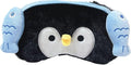PERFECTSIGHT Sleep Eye Masks, Cute Penguin Sleep Eye Cover Lightweight Adjustable Eyeshade Mask Cover for Women Men Sleep Travel Nap, Fish Headphone