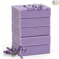 Simple Scents Australia Lavender with Flowers Scented Natural Soap Bars (5 Bars), 3.5oz Moisturizing French Triple Milled Soap Bars Enriched with Shea Butter - Pure Plant Oil Bath & Body